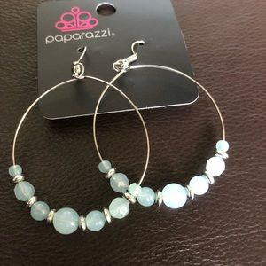 Paparazzi Going for GLOW Blue Earrings